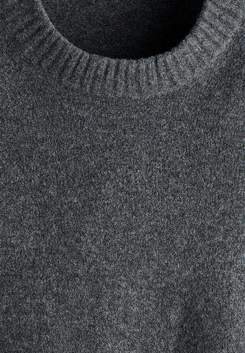 H&M - Regular fit brushed jumper - dark grey marl