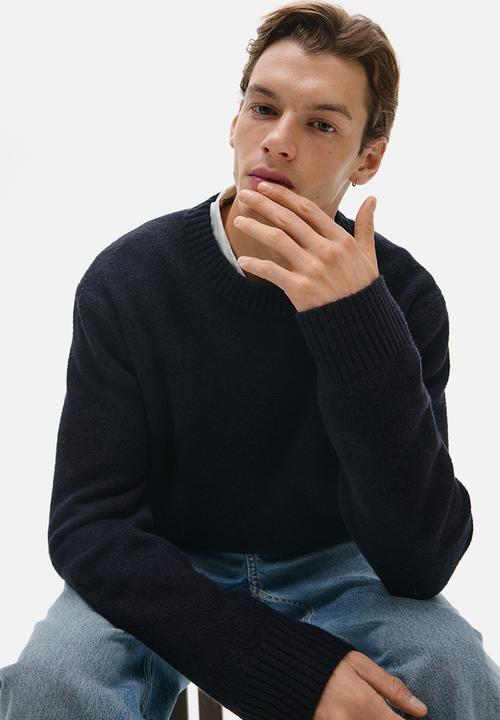 H&M - Regular fit brushed jumper - black
