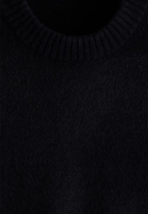 H&M - Regular fit brushed jumper - black