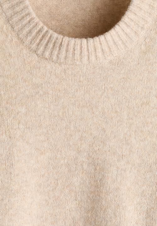 H&M - Regular fit brushed jumper - light beige