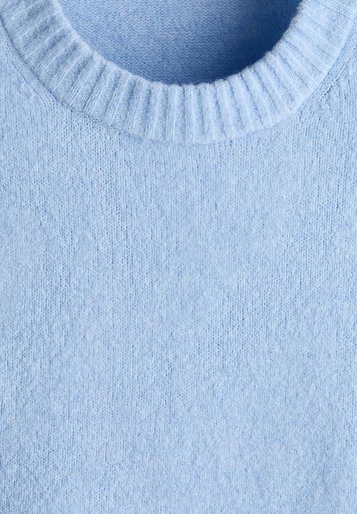 H&M - Regular fit brushed jumper - light blue