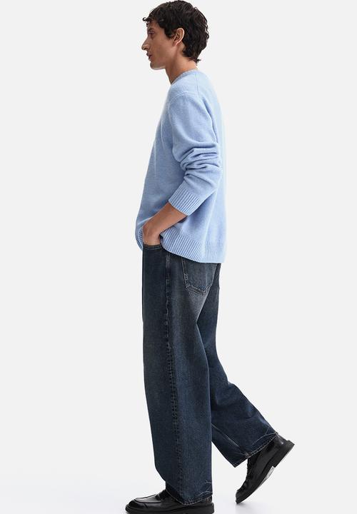 H&M - Regular fit brushed jumper - light blue