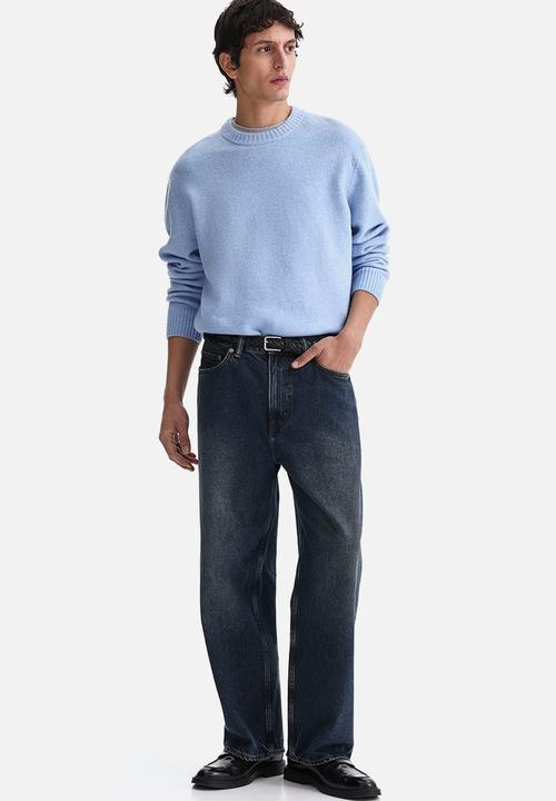 H&M - Regular fit brushed jumper - light blue