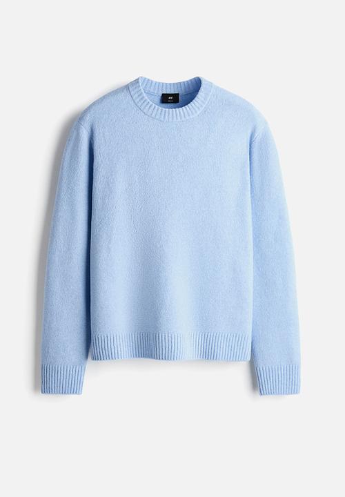 H&M - Regular fit brushed jumper - light blue