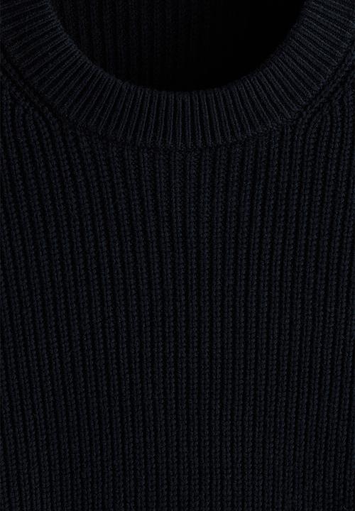 H&M - Relaxed fit knitted jumper - navy blue
