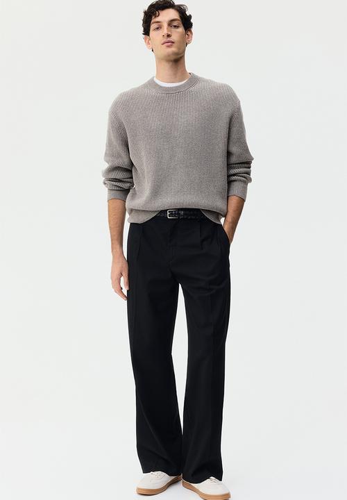 H&M - Relaxed fit knitted jumper - mole
