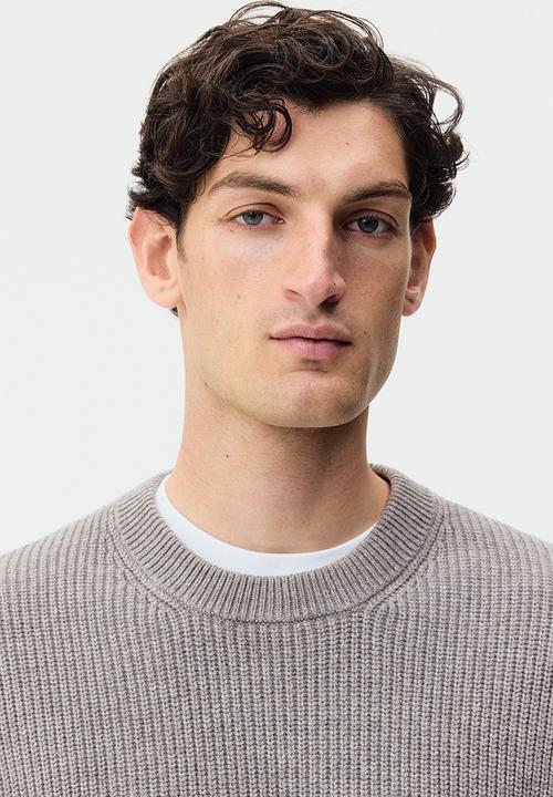 H&M - Relaxed fit knitted jumper - mole