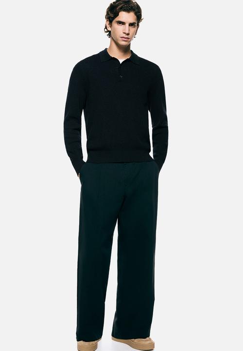 H&M - Regular fit polo shirt - dark blue