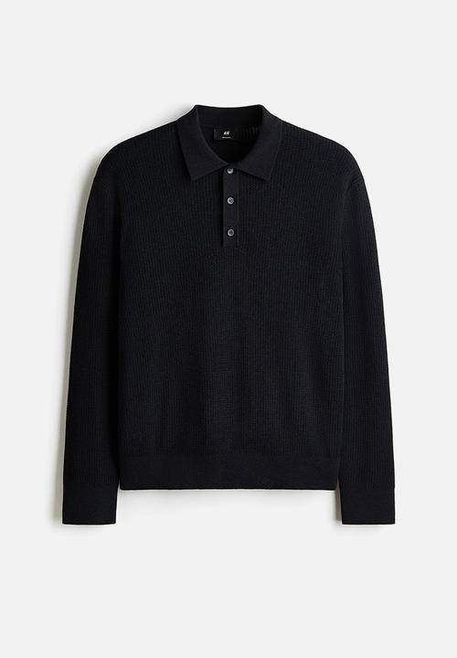 H&M - Regular fit polo shirt - dark blue