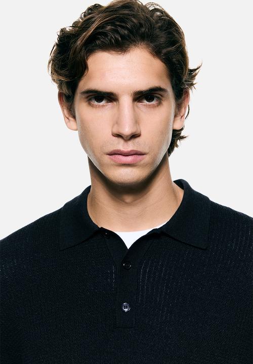 H&M - Regular fit polo shirt - dark blue