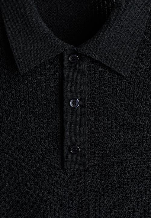 H&M - Regular fit polo shirt - dark blue