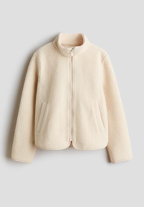 H&M - Teddy jacket - light beige