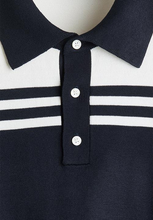 H&M - Regular fit polo shirt - dark blue