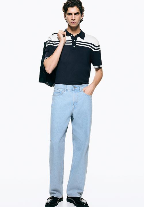 H&M - Regular fit polo shirt - dark blue