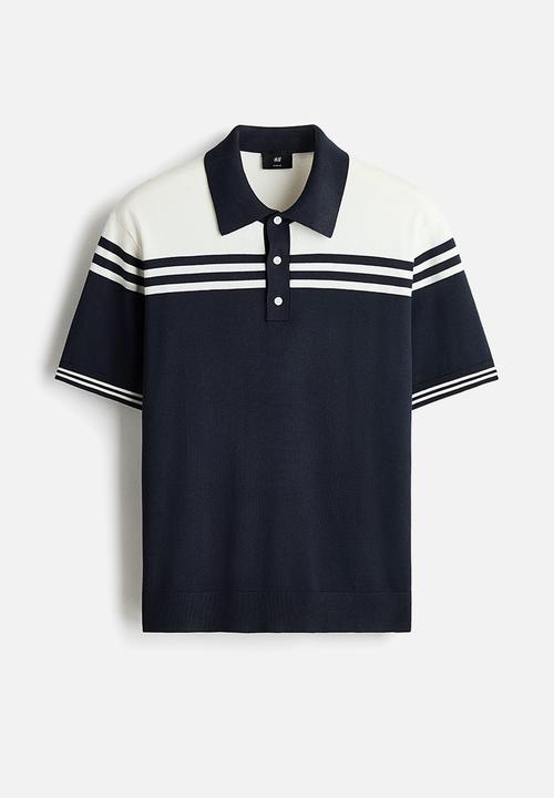 H&M - Regular fit polo shirt - dark blue