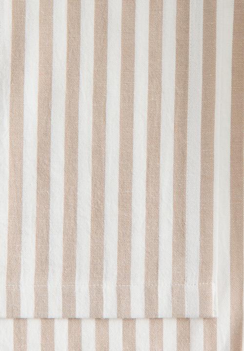 H&M - Linen-blend tablecloth - beige/striped