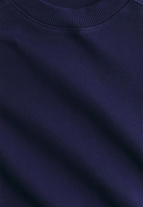 H&M - Motif-detail sweatshirt - dark blue