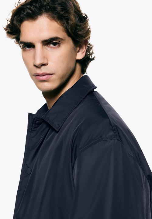 H&M - Lightly padded jacket - dark blue