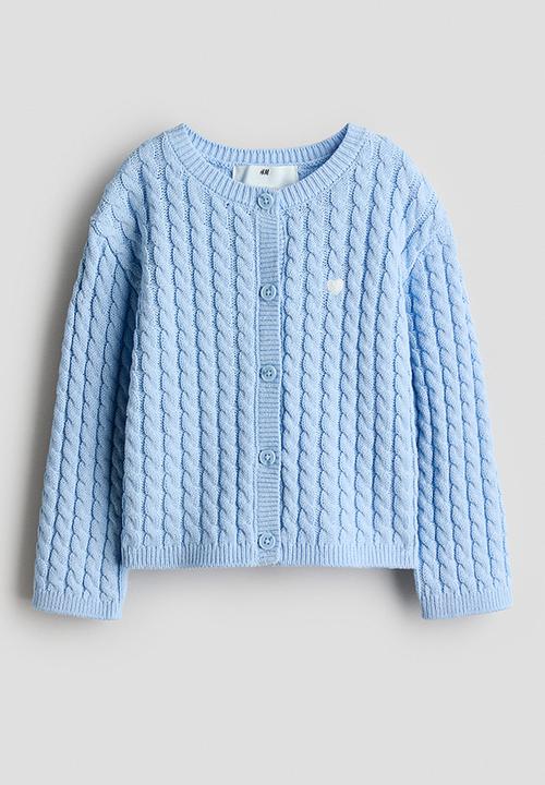 H&M - Cable-knit cardigan - blue
