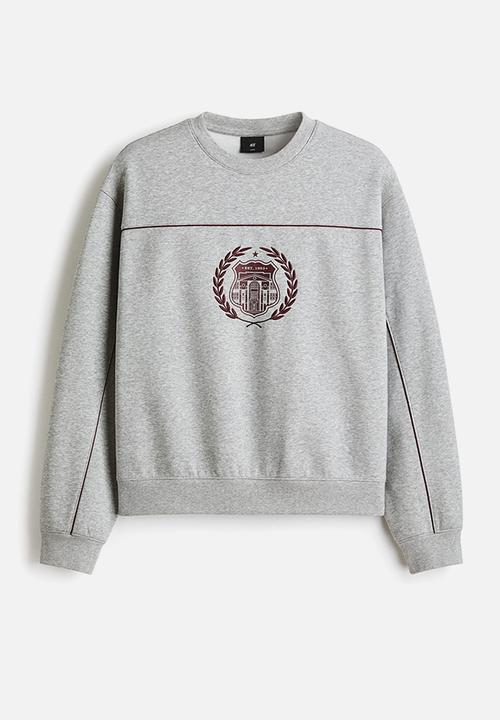 H&M - Loose fit sweatshirt - grey marl