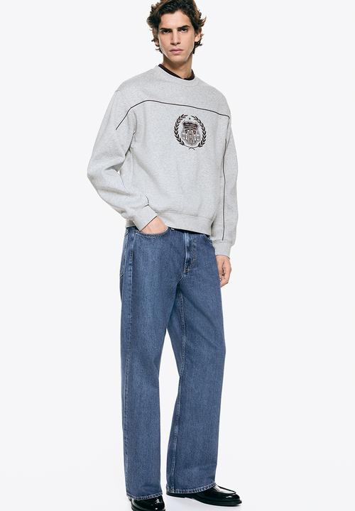 H&M - Loose fit sweatshirt - grey marl