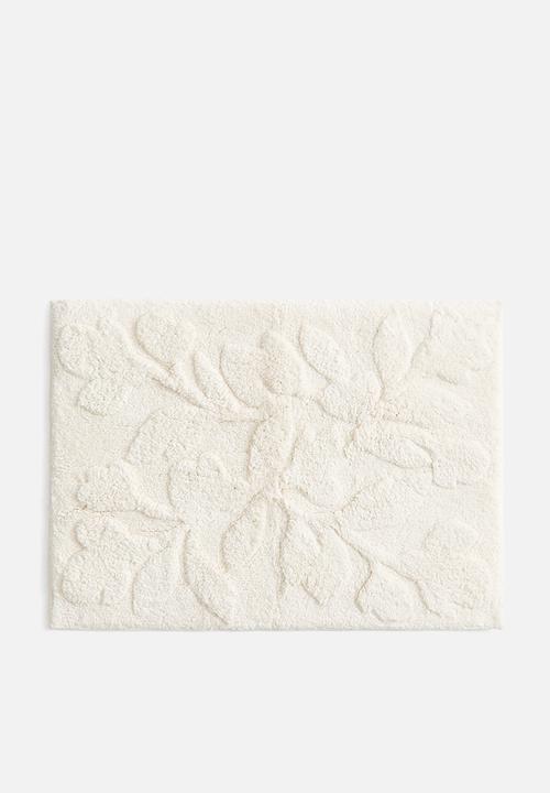 H&M - Tufted cotton bath mat - white