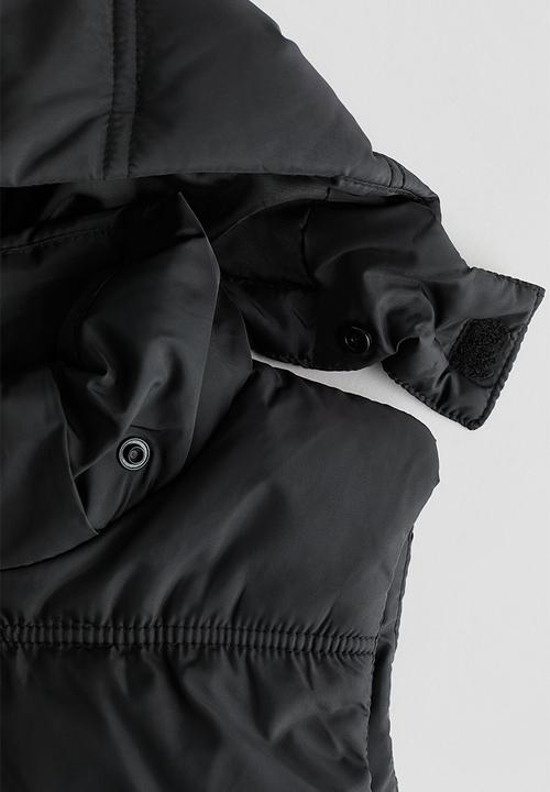 H&M - Puffer gilet - black