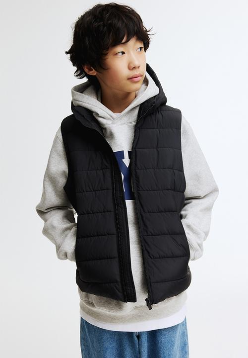 H&M - Puffer gilet - black