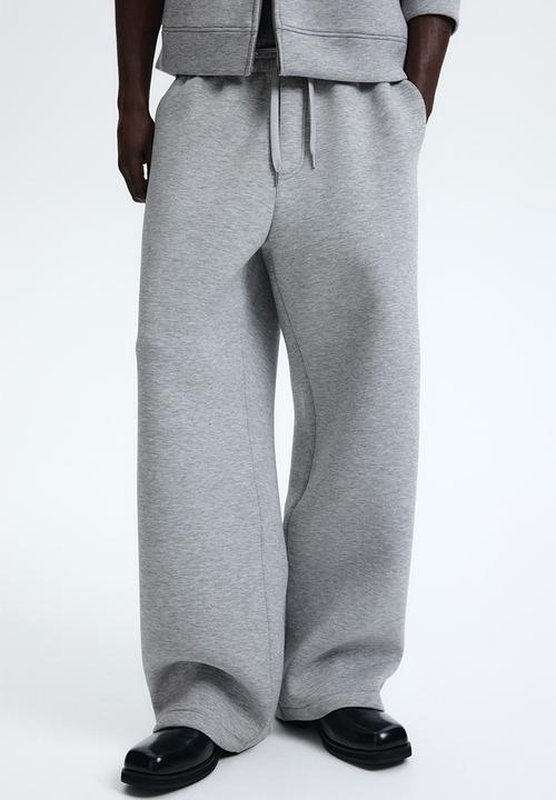H&M - Relaxed fit scuba joggers - grey marl