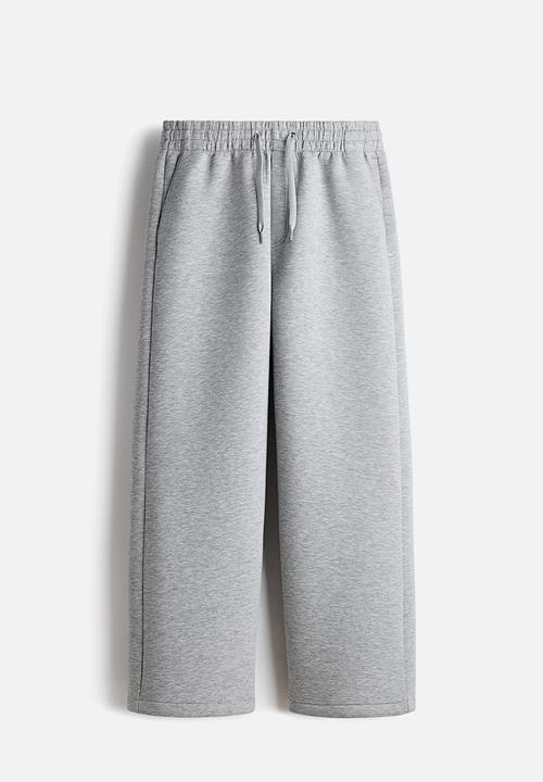 H&M - Relaxed fit scuba joggers - grey marl