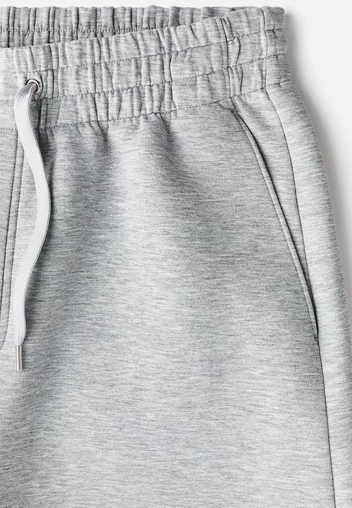 H&M - Relaxed fit scuba joggers - grey marl