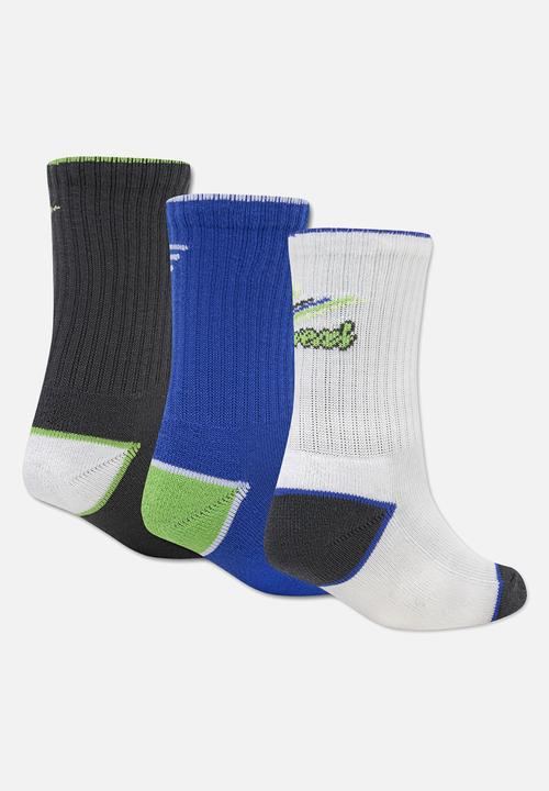 Nike - Nhb 3Pk Victory Lap Crew Sock - Dk Smoke Grey