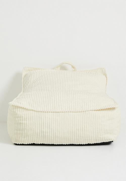 Pop Candy - Corduroy lazy sofa - ivory