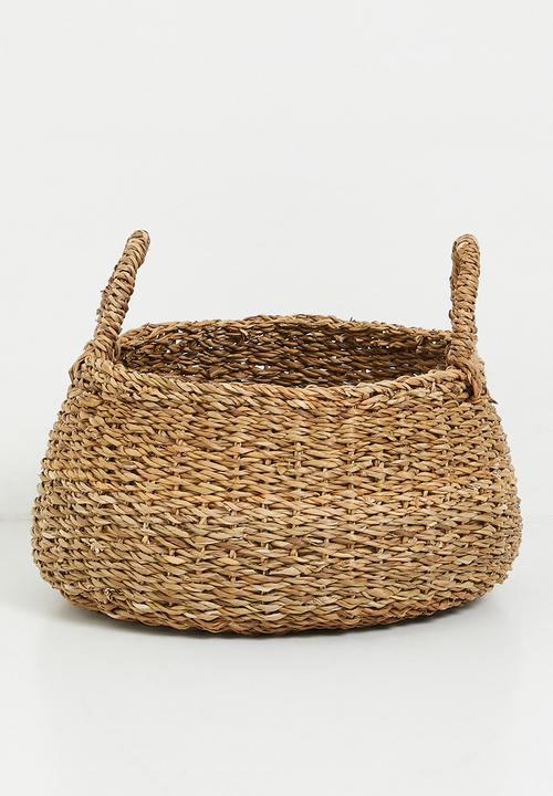 H&S - Calabash basket set of 3 - Natural