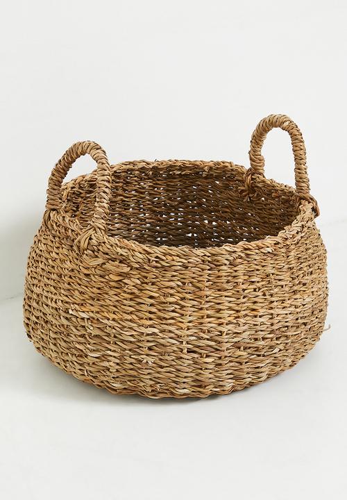 H&S - Calabash basket set of 3 - Natural