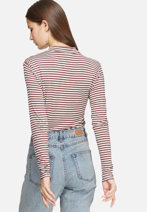 Jacqueline de Yong - Spirit stripe roll neck