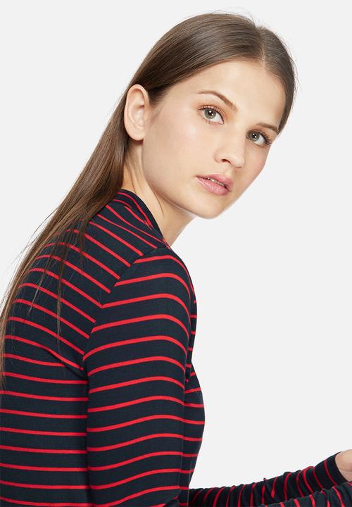 Jacqueline de Yong - Spirit stripe roll neck