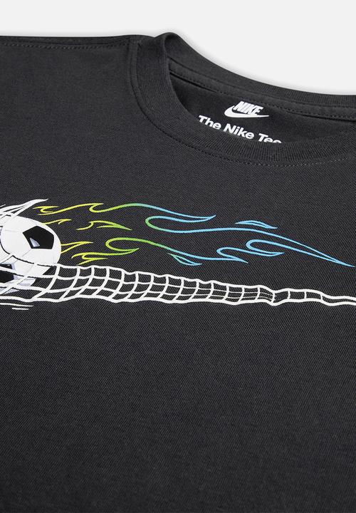 Nike - Nkb Soccer Swoosh Tee - Dk Smoke Grey