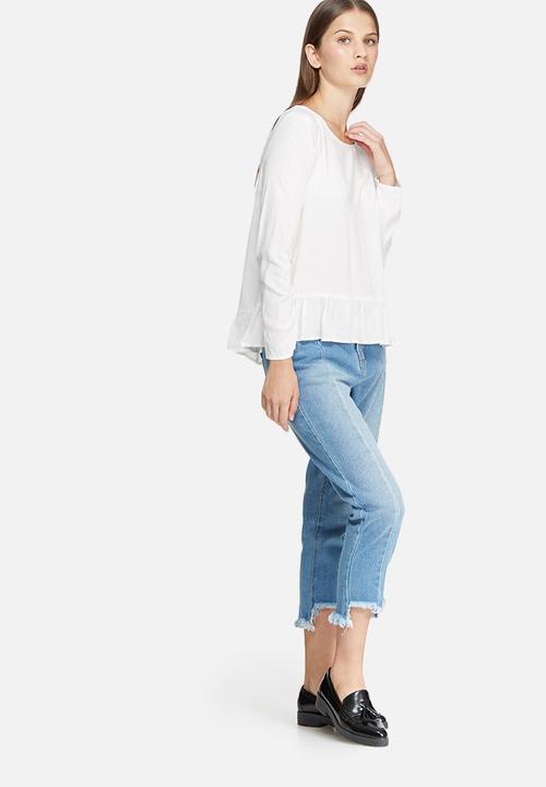 Jacqueline de Yong - Chandler frill blouse