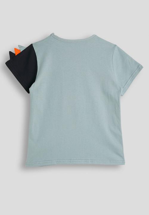 Pop Candy - Dino graphic tee - light steel blue