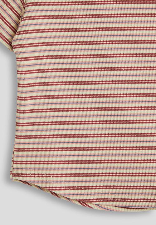 Pop Candy - Crew neck tee - red stripes