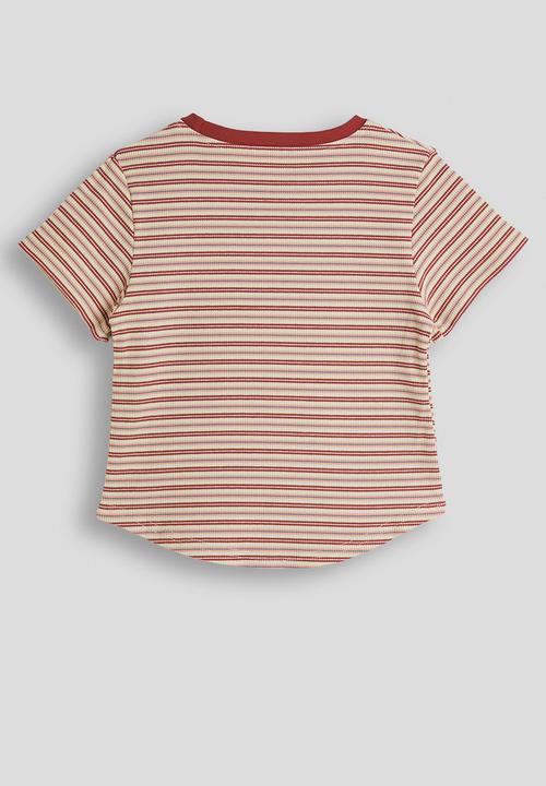 Pop Candy - Crew neck tee - red stripes
