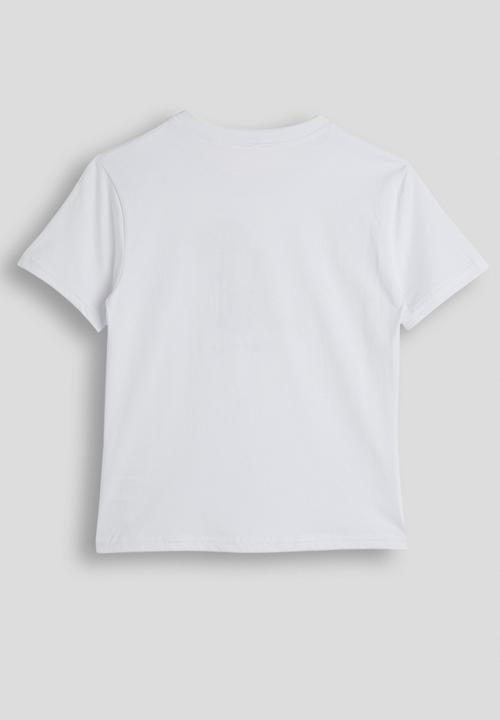 Pop Candy - T-rex doodle graphic tee - white