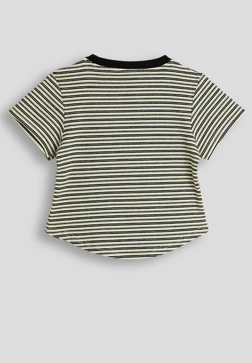 Pop Candy - Crew neck tee - black stripes