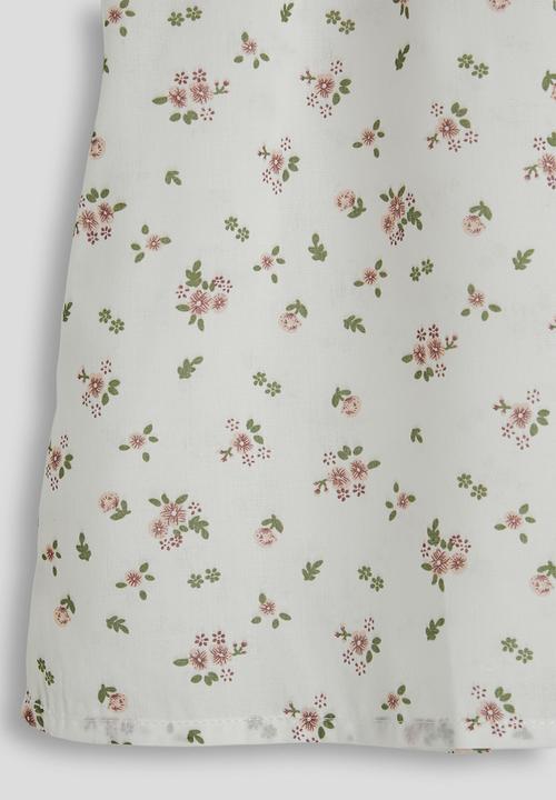 Pop Candy - Frilled sleeve cotton blouse - white/floral aop