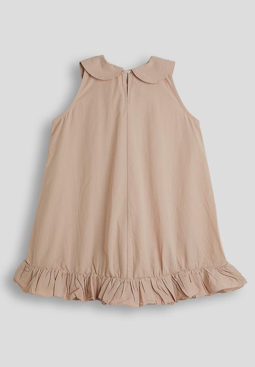 Pop Candy - A-line peter pan collar dress - neutral 