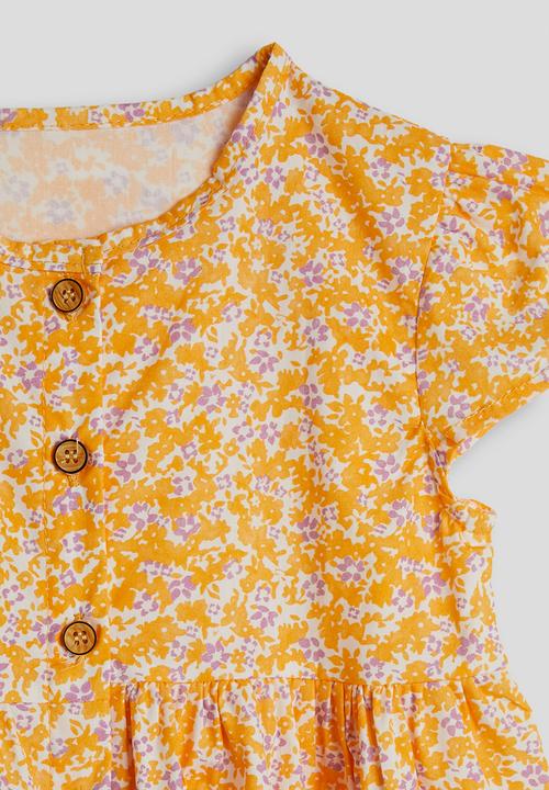 Pop Candy - Ditsy floral print dress - orange