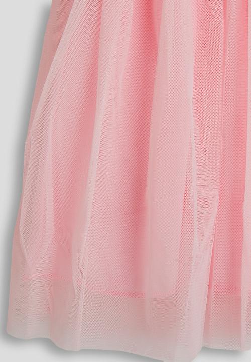 Pop Candy - Unicorn graphic tee dress with tulle skirt - pink