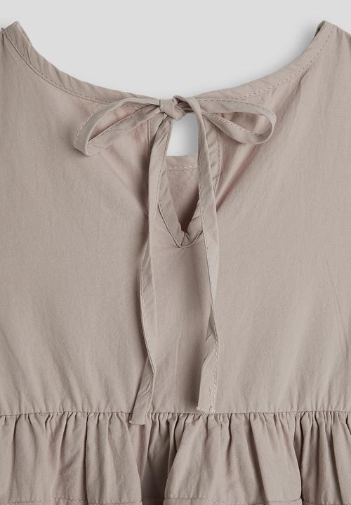 Pop Candy - Tiered fit and flare dress - dusty pink