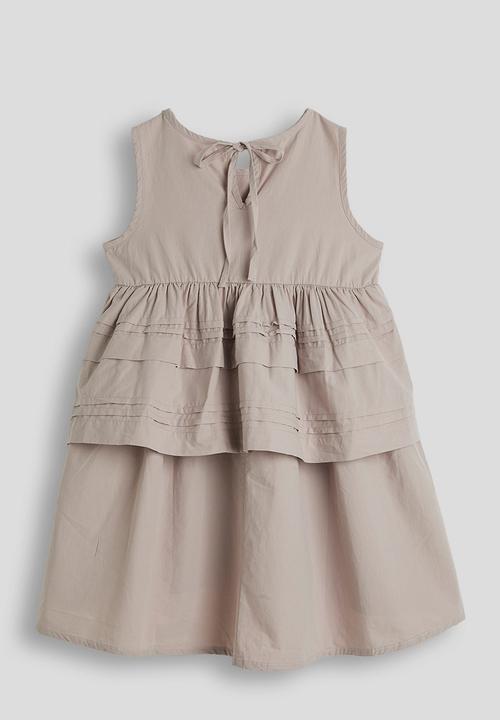 Pop Candy - Tiered fit and flare dress - dusty pink